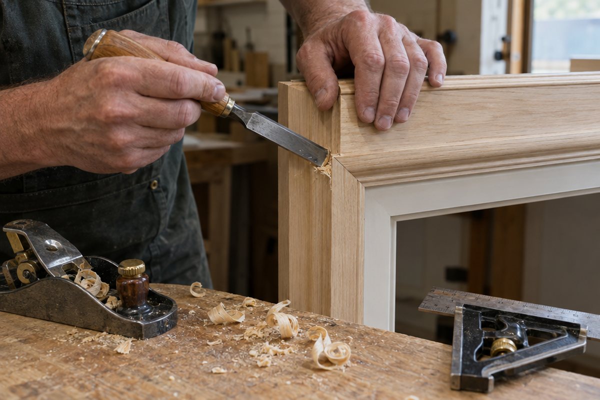 Alcove storage, built in
